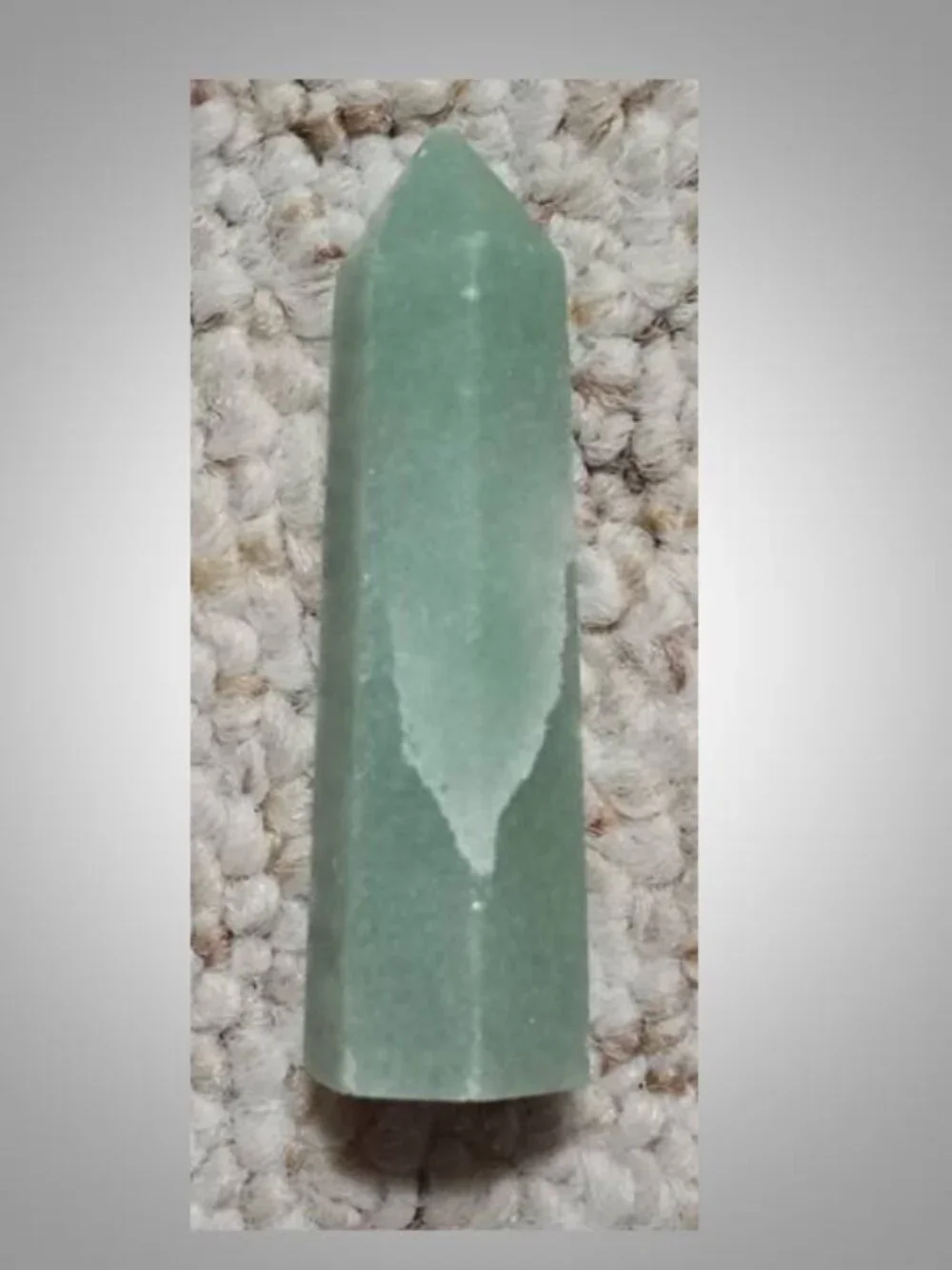 Green Aventurine Tower 01  Prosperity Calmness Balance